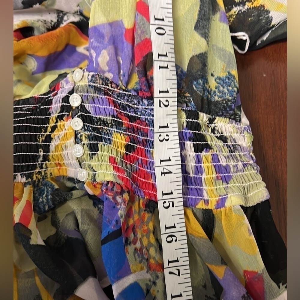 NWT,Live 4 Truth,Small, Fun,Funky &Fab Duster, Secured Button Corseted Middle, S - Picture 11 of 11